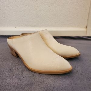 Sole Society Nadia White Mules